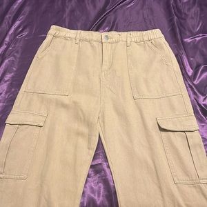 Beige cargo pants